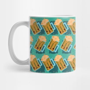 Cute Emoji Beer Pattern Mug